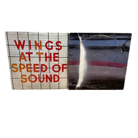 Bundle Two Wings Vinyl Records: Album Over America, Album At The Speed of Sound - Picture 1 of 10